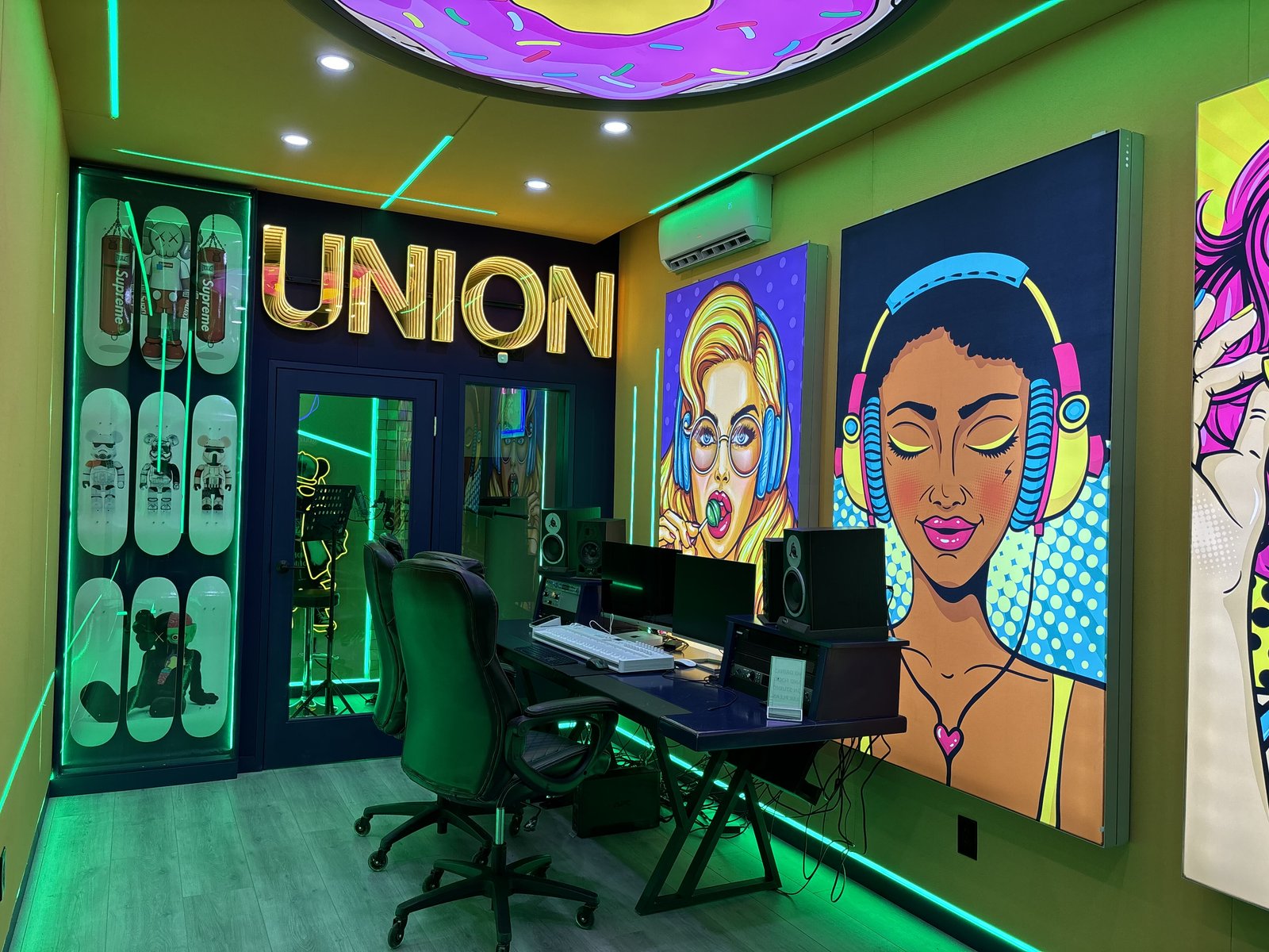 UNION Recording Studio session room in East Hollywood Los Angeles - recording studio vs music studio