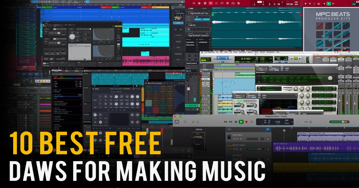 10 Best Free DAWs for Making Music