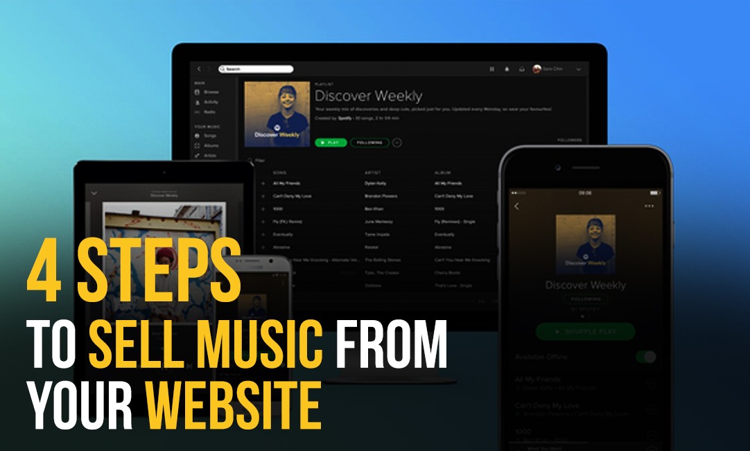 4 easy steps to sell music from your website